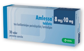 Амлесса 8мг+10мг №30 KRKA#Э