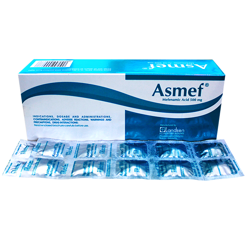 Асмеф 500мг №100**
