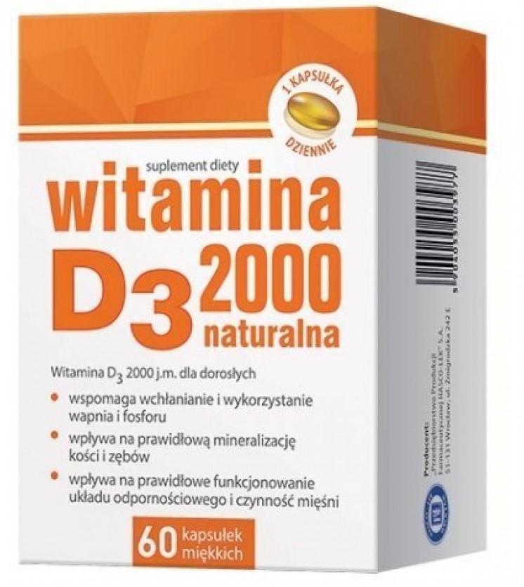 Витамин Д3 2000 №60 /польш/