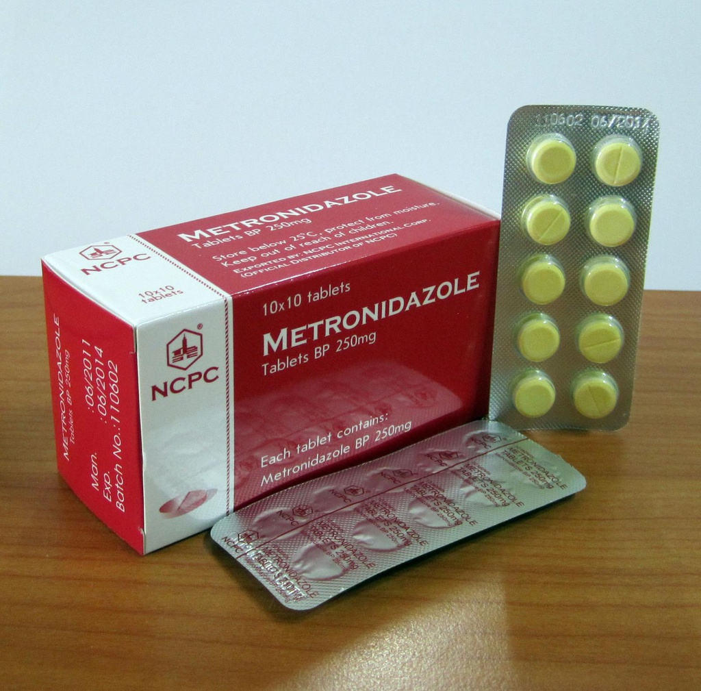 Метронидазол 250мг №10 /NCPC/