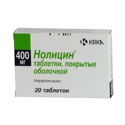 Нолицин 400мг №20 KRKA