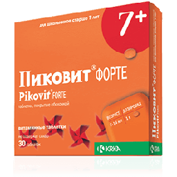 Пиковит форте 7+ №30  KRKA#