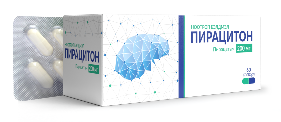 Пирацитон 200мг №60/монос/**
