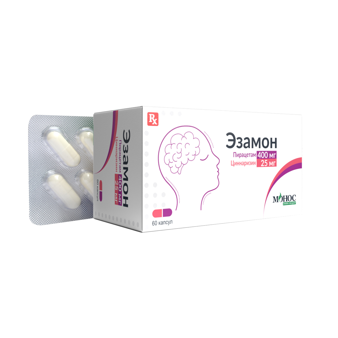 Эзамон 400/25мг №60**