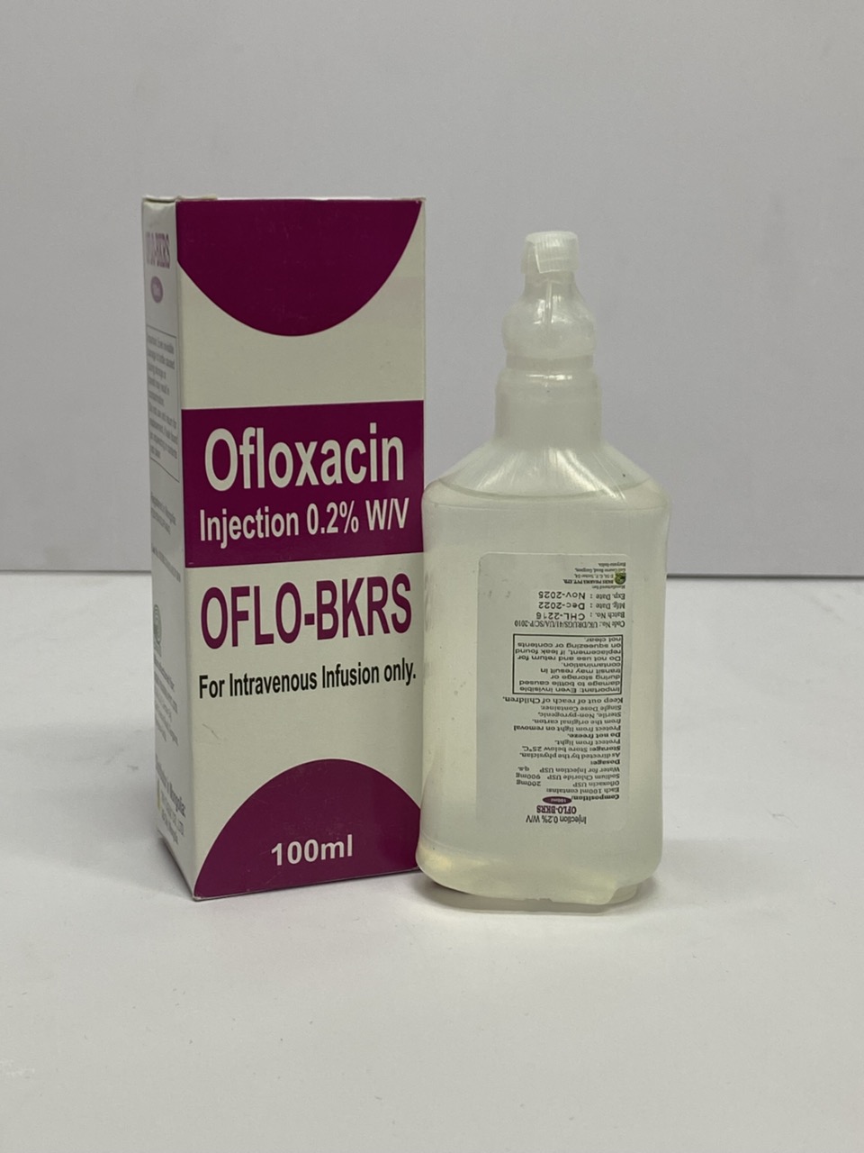 Офлоксацин 0.2%-100мл БКРС