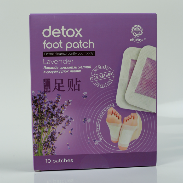 Биеийг хоргүйжүүлэх хөлний наалт лаванда №10/HENAN KANGDI/